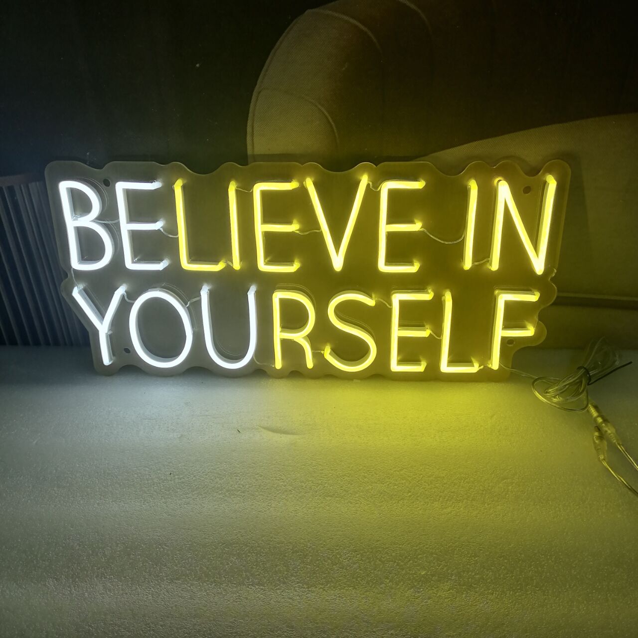 "Believe in Yourself" LED Neon Sign