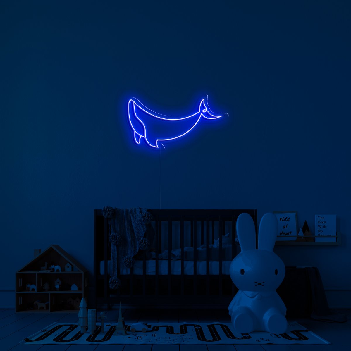 "Whale" LED Neon Sign