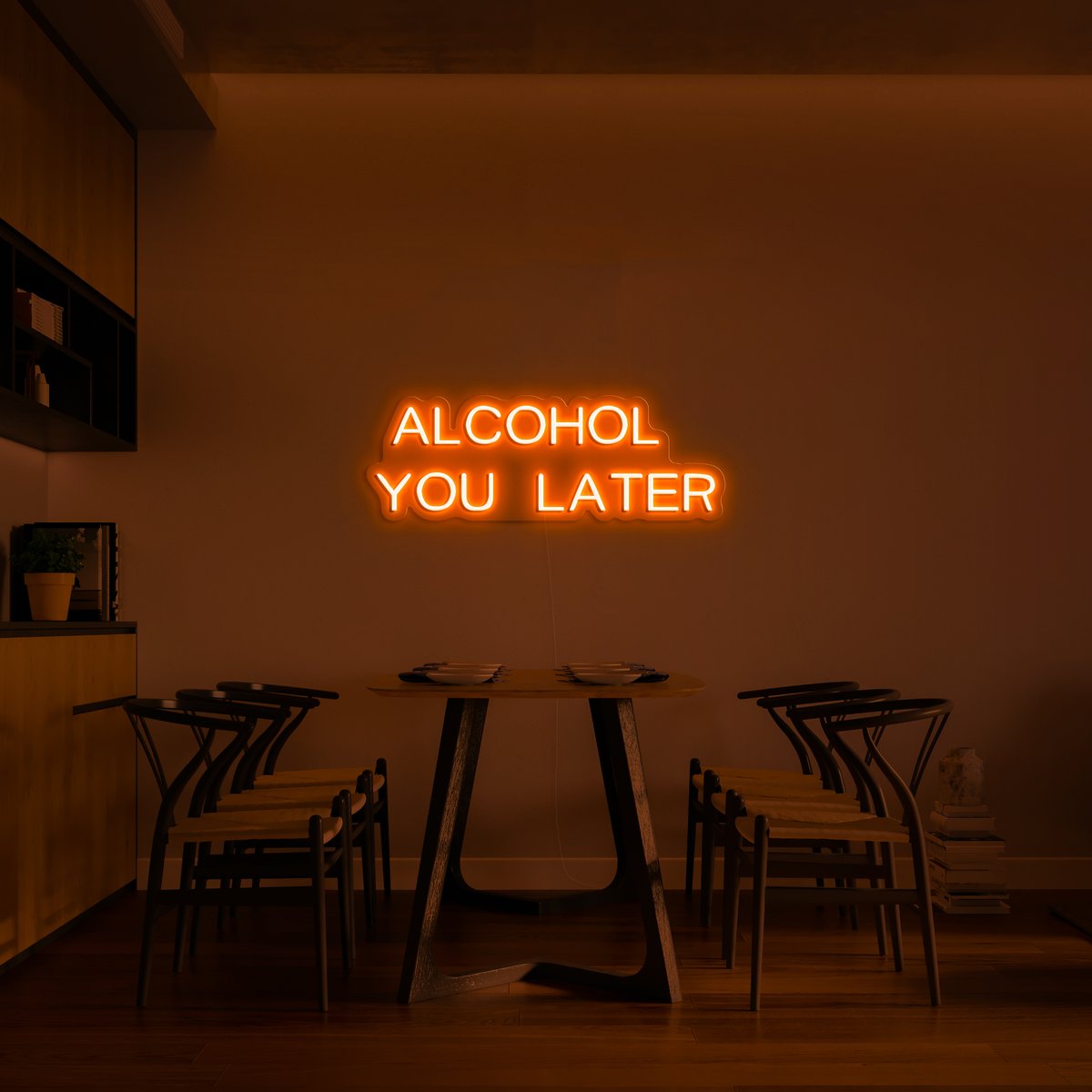 'Alcohol You Later' LED Neon Sign