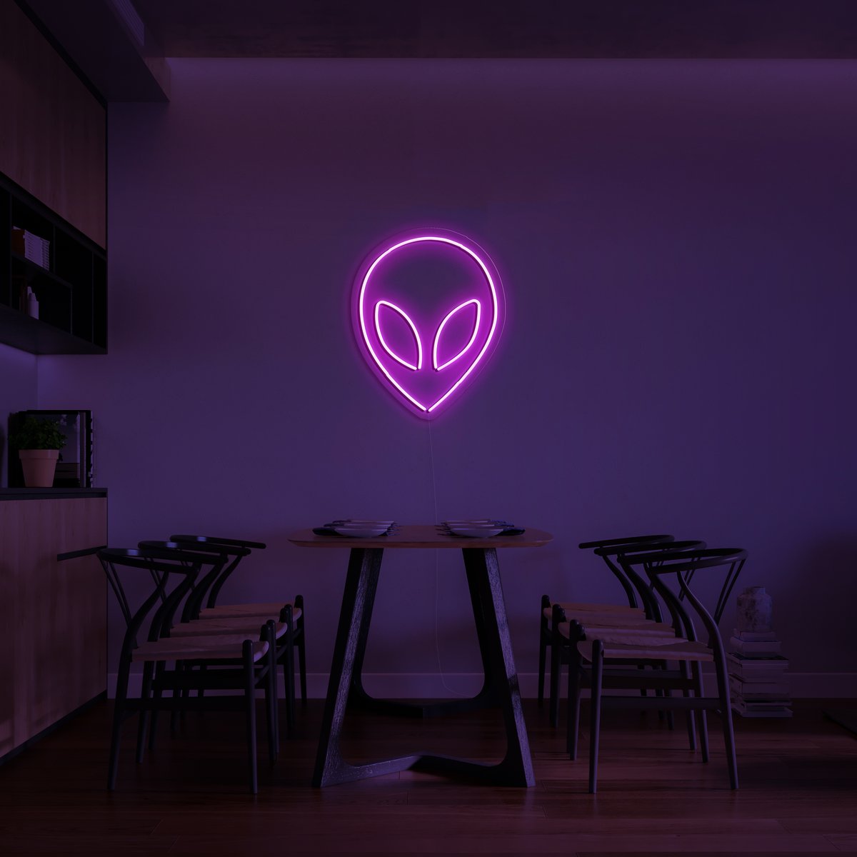 'Alien' LED Neon Sign