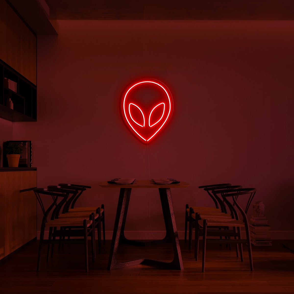 'Alien' LED Neon Sign