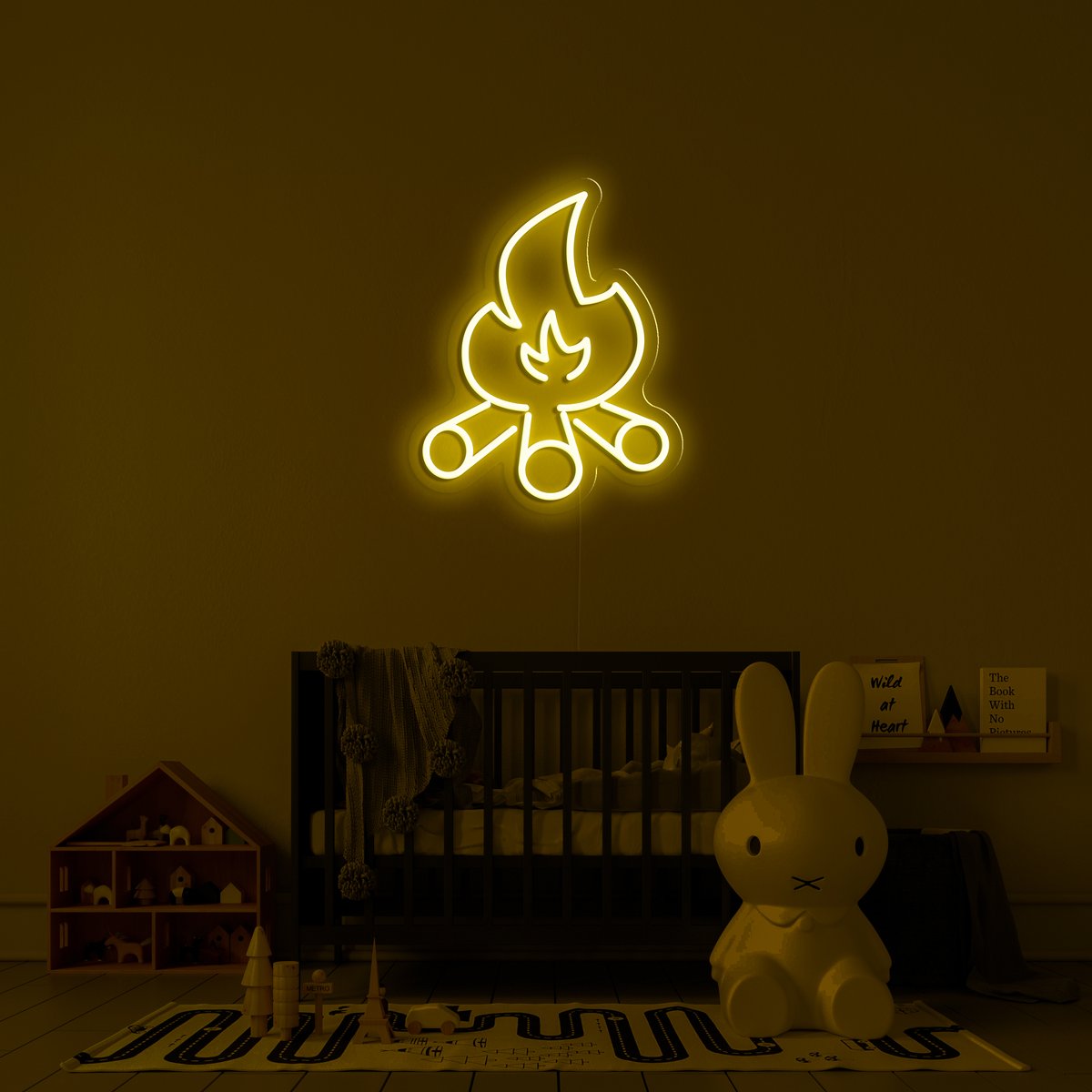 "Bonfire" LED Neon Sign