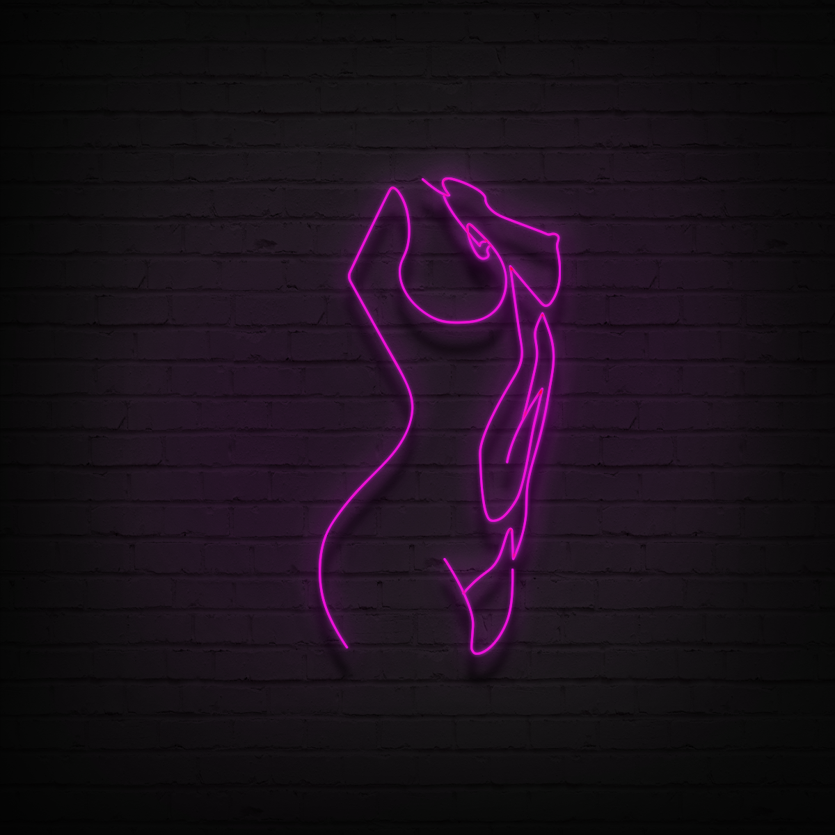 'Female Body' LED Neon Sign