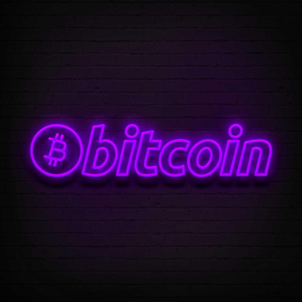 'Bitcoin' LED Neon Sign