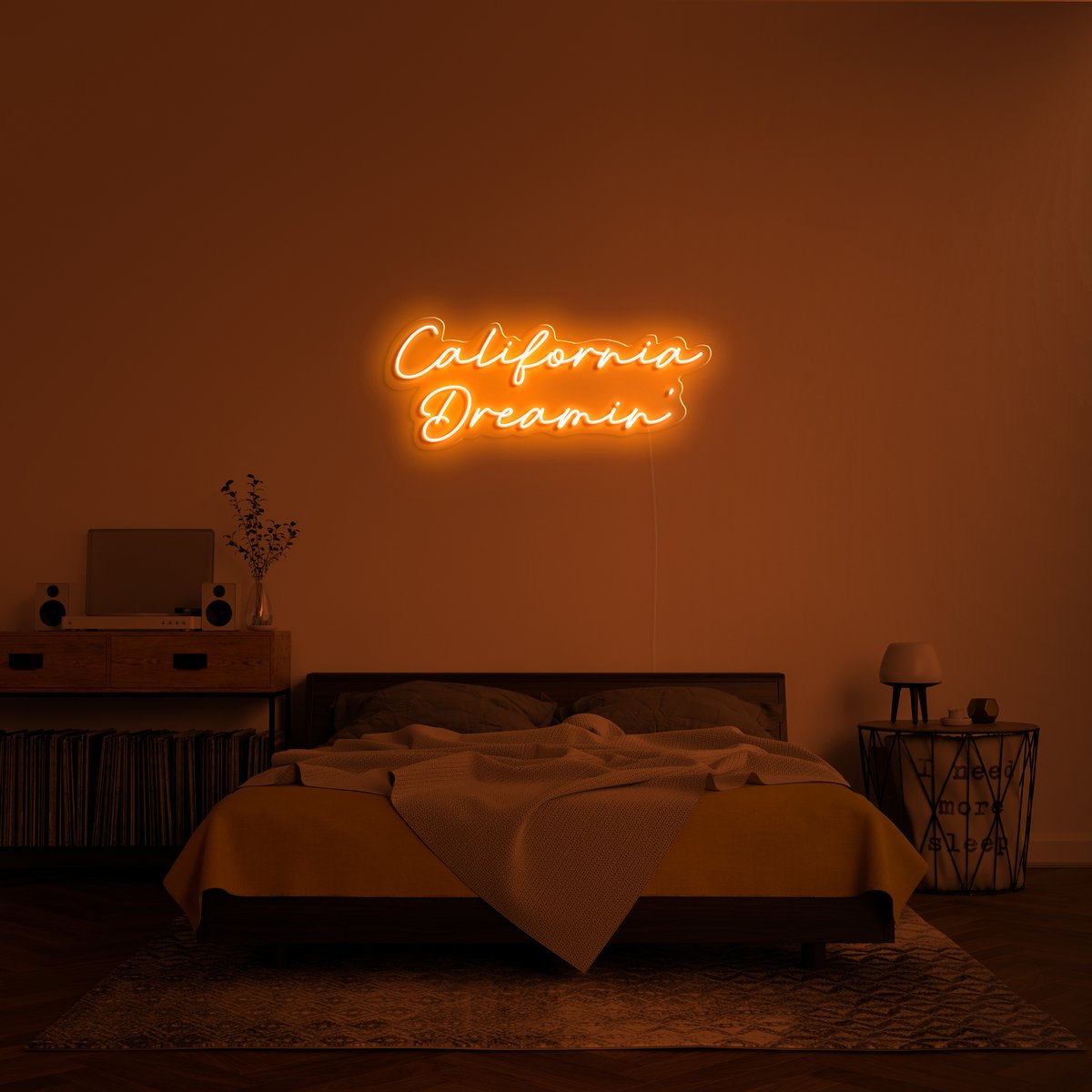 "California Dreamin" LED Neon Sign