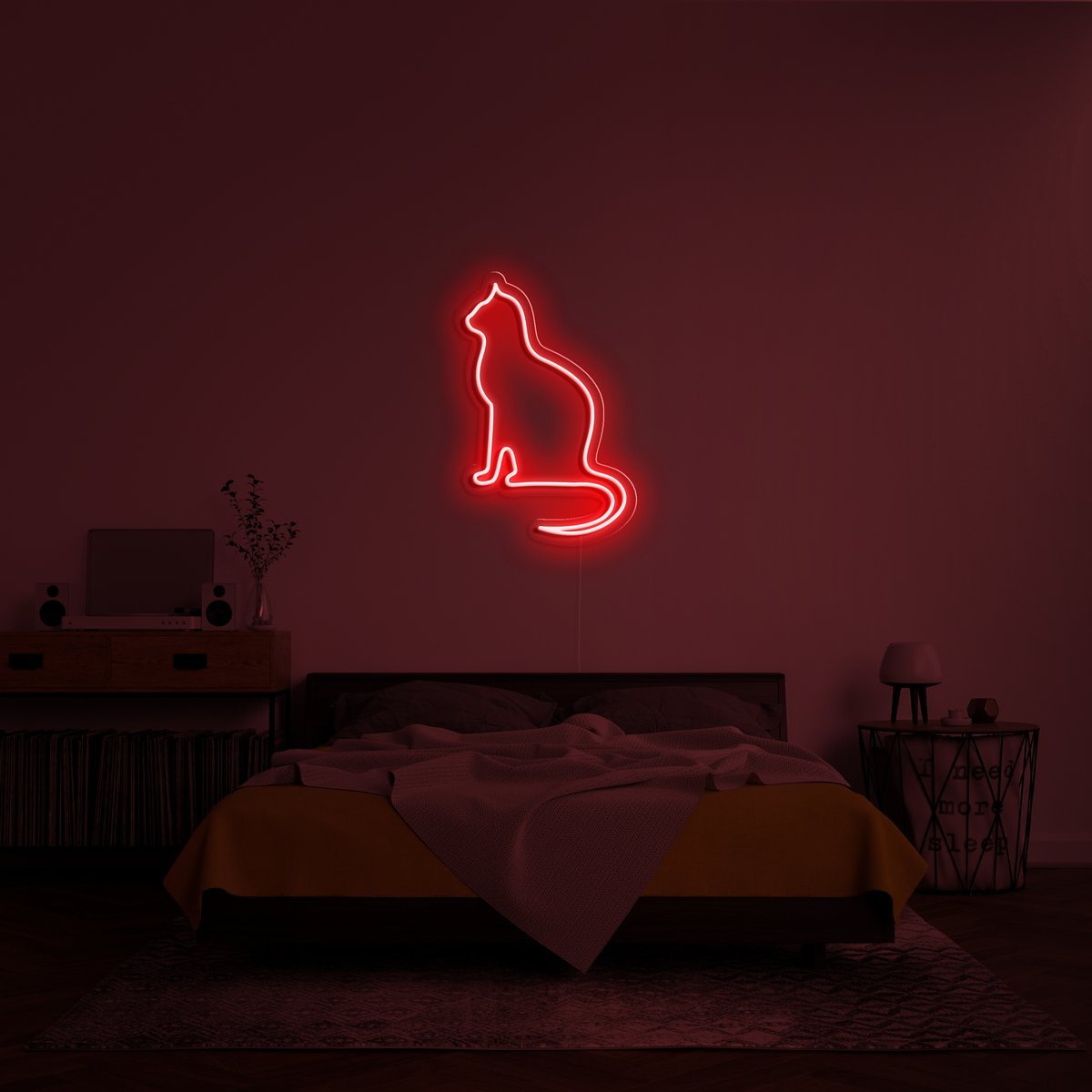 "Cat" LED Neon Sign