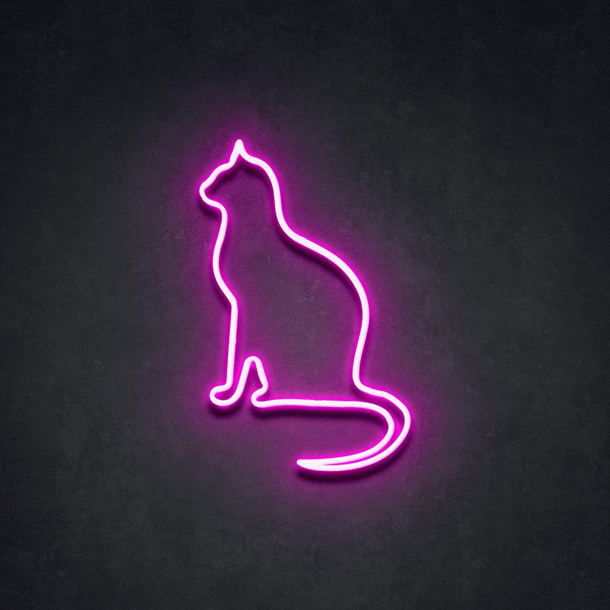 "Cat" LED Neon Sign
