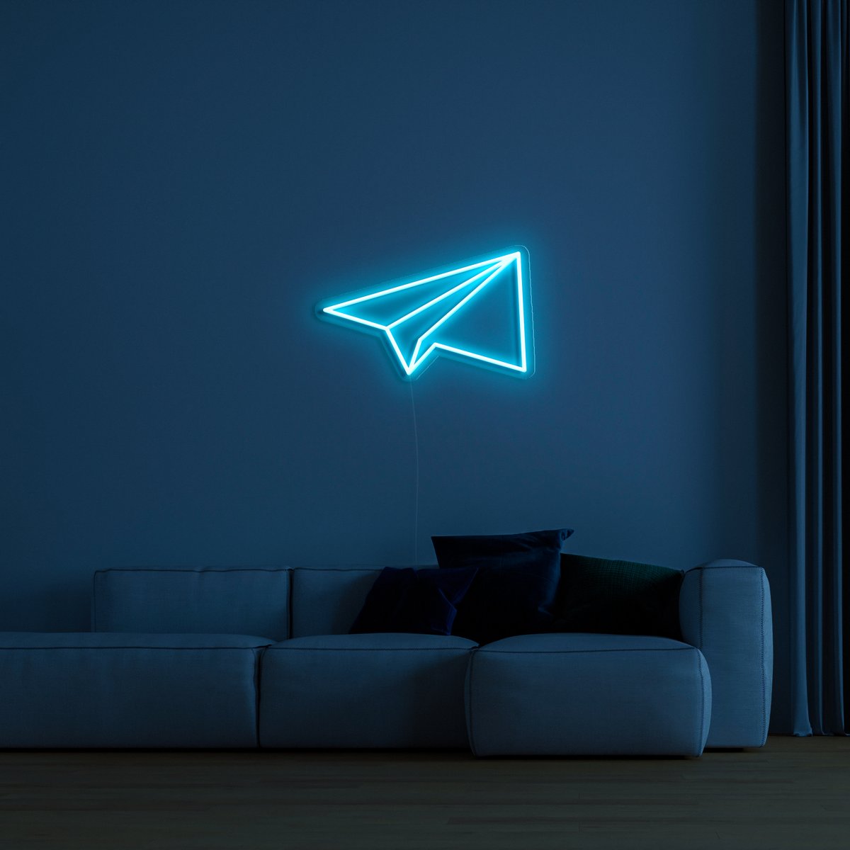 "Paper Plane" LED Neon Sign