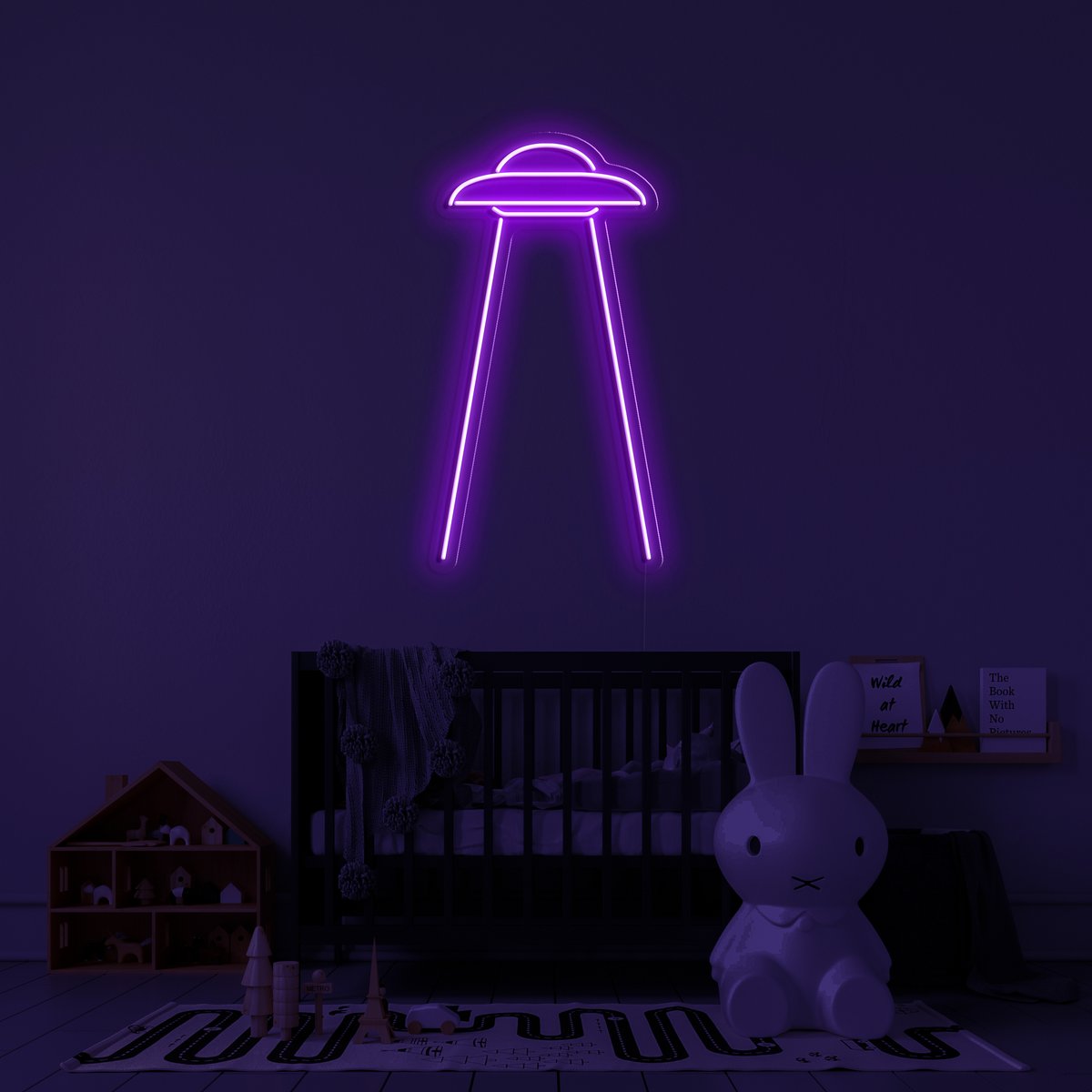 'UFO' LED Neon Sign