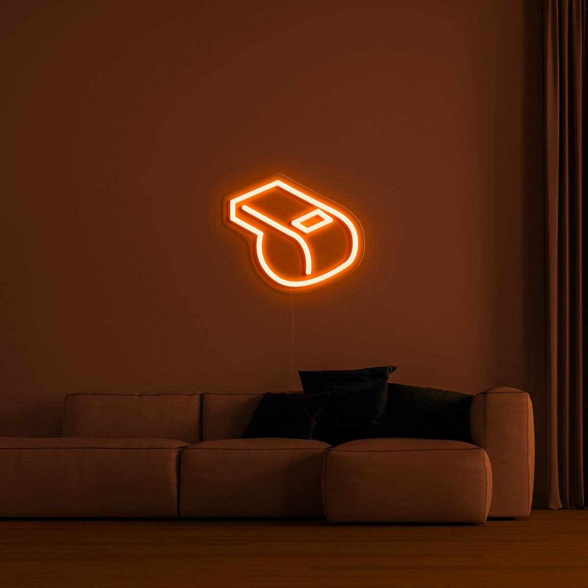 'Whistle' LED Neon Sign